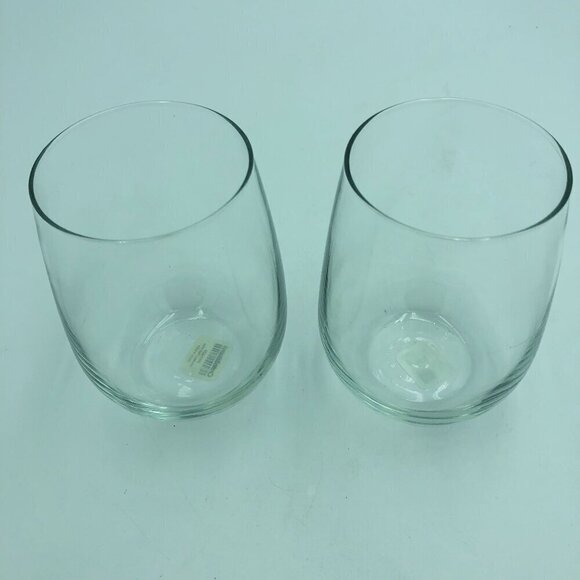 Crate & Barrel Stemless Red Wine Glasses - Picture 1 of 6